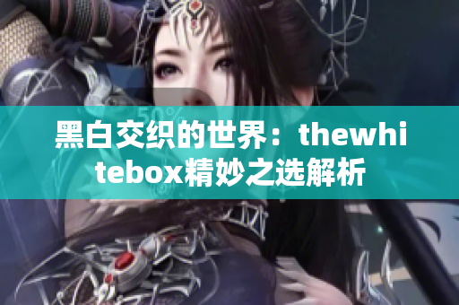 黑白交织的世界：thewhitebox精妙之选解析