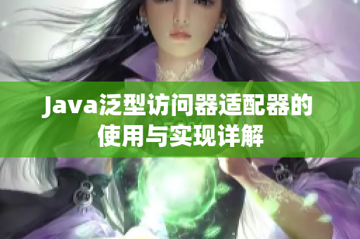 Java泛型访问器适配器的使用与实现详解