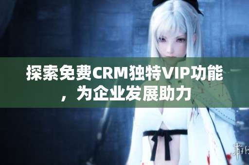 探索免费CRM独特VIP功能，为企业发展助力