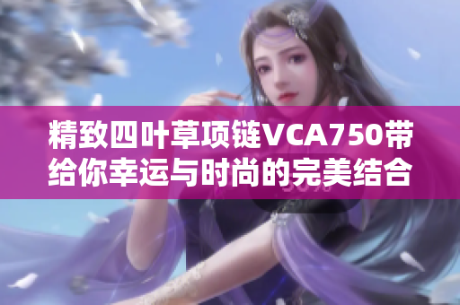 精致四叶草项链VCA750带给你幸运与时尚的完美结合