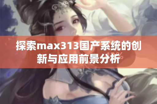 探索max313国产系统的创新与应用前景分析